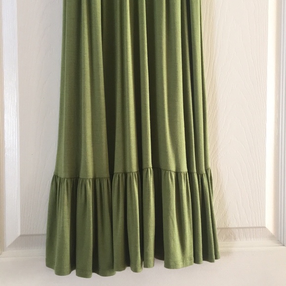 NWOT Anthropologie Ophelia Sage Midi Dress - Picture 13 of 14